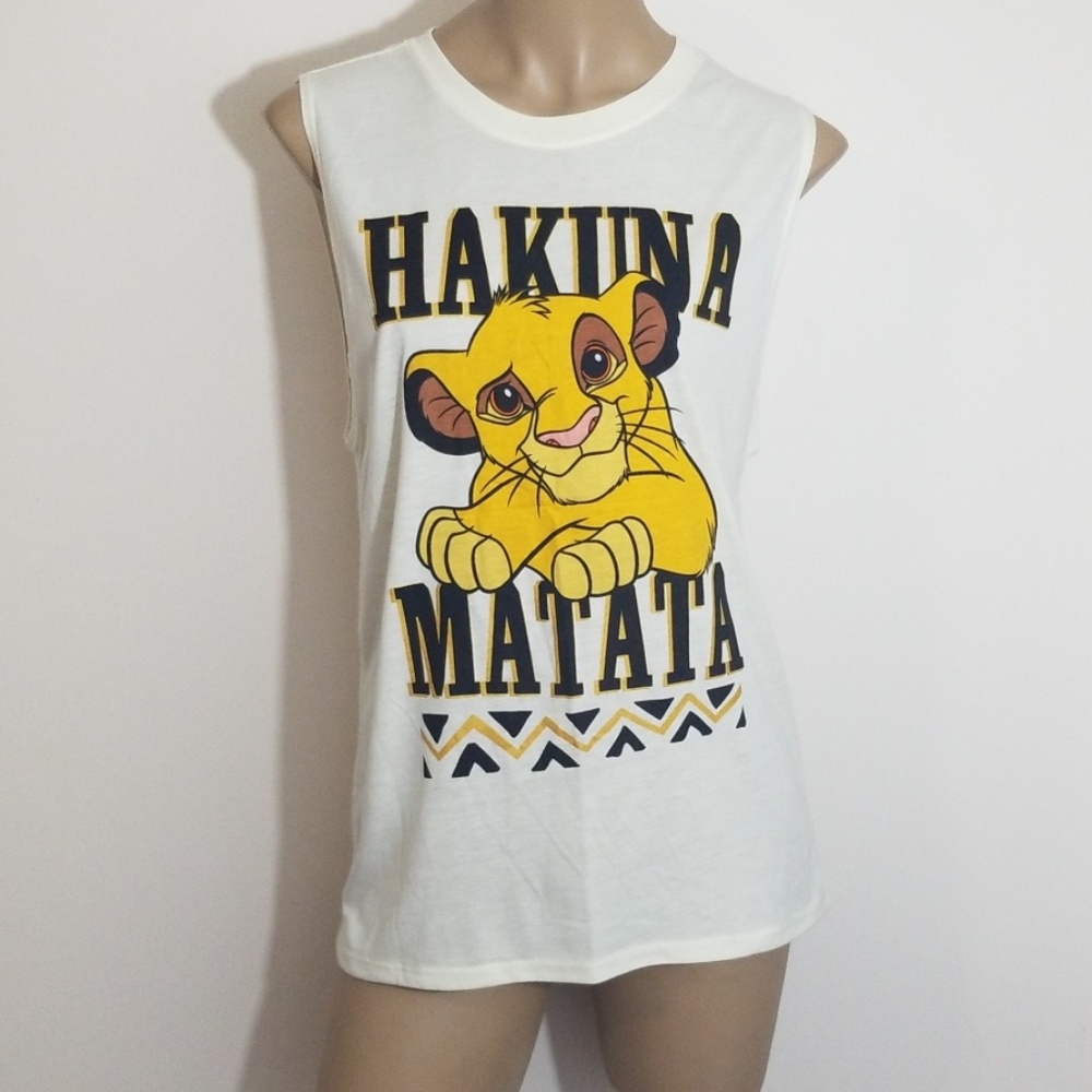 Disney Women's Sleveeless Lion King Top, Size M